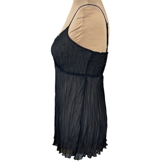 WHBM Skirt & Camisole Set Black Sheer Cocktail Size S Small - Picture 7 of 11